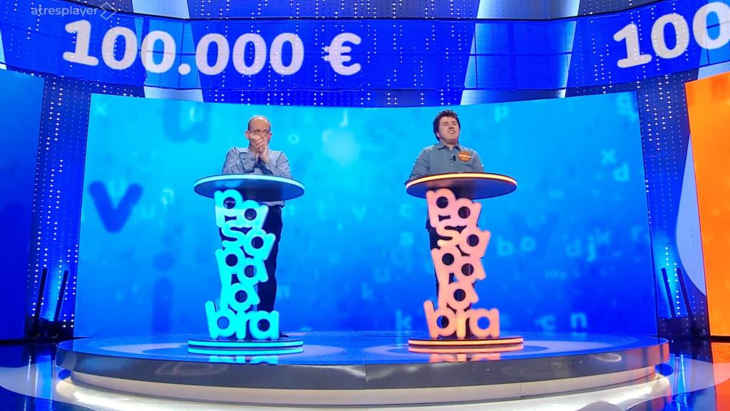 Javier Dávila y Orestes Barbero en 'Pasapalabra'.