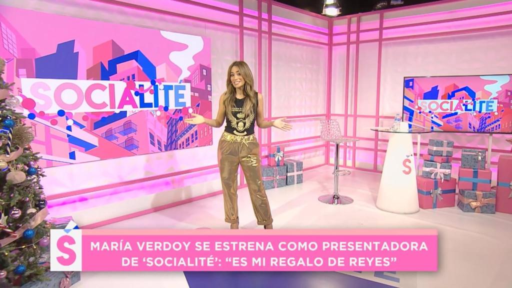 María Verdoy en 'Socialité'.