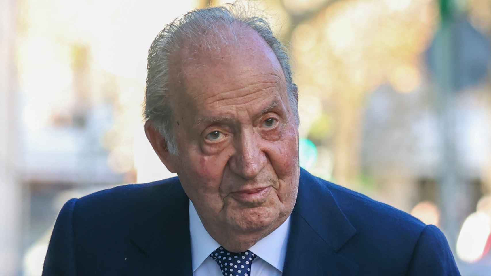 El rey Juan Carlos, en un su última visita a España.