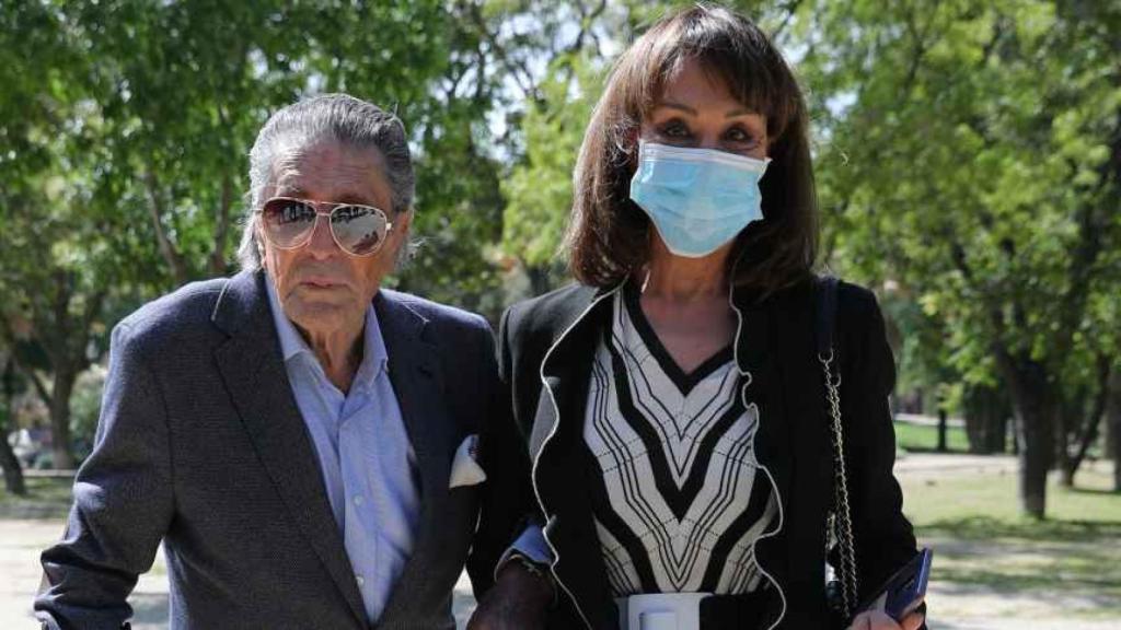 María Ángeles Grajal, en una de sus últimas apariciones públicas con Jaime Ostos.