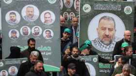 Funeral del número dos de Hamás, Saleh al-Arouri,  este jueves en Beirut.