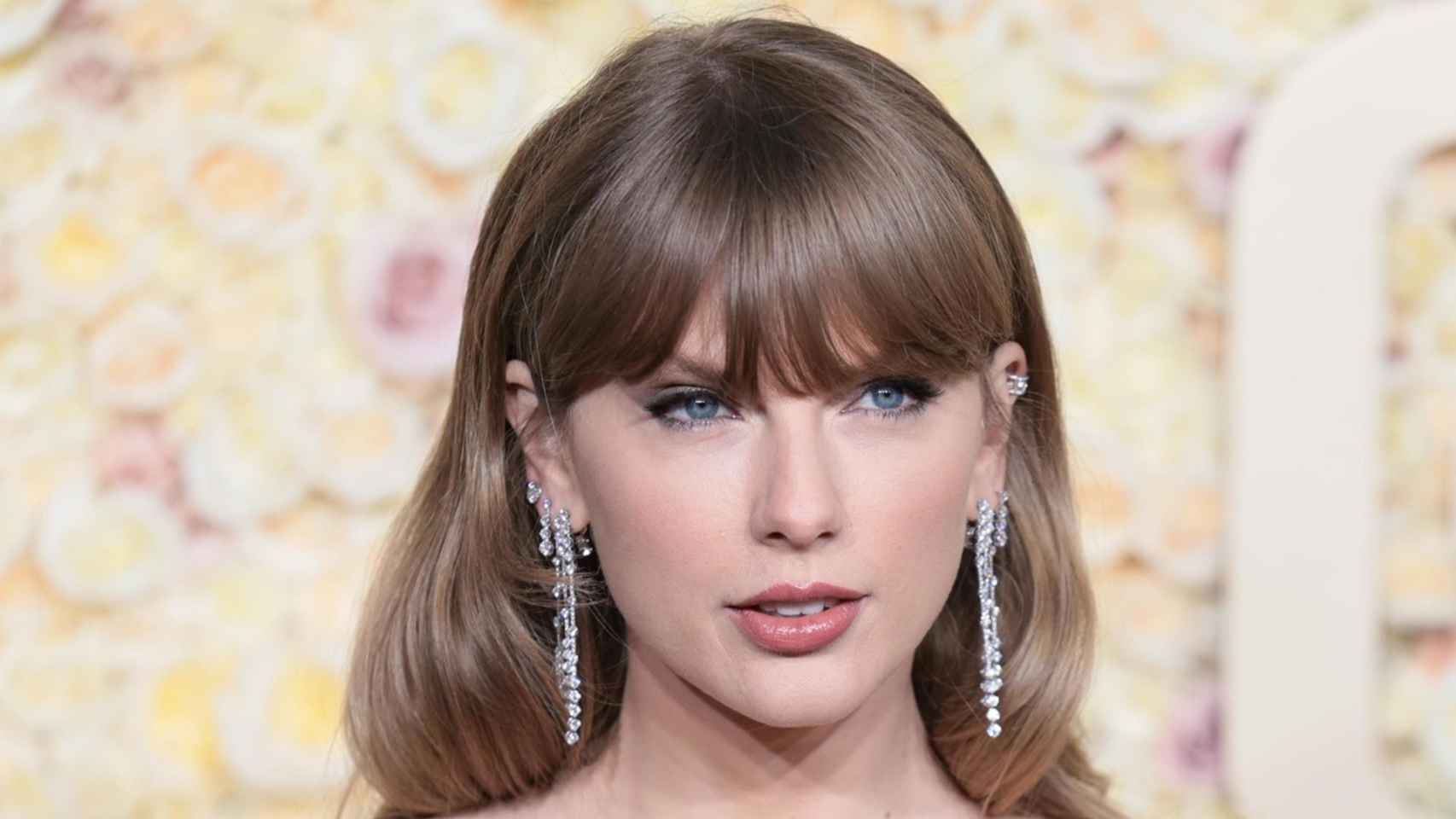 La cantante estadounidense Taylor Swift en los Globos de Oro 2024.