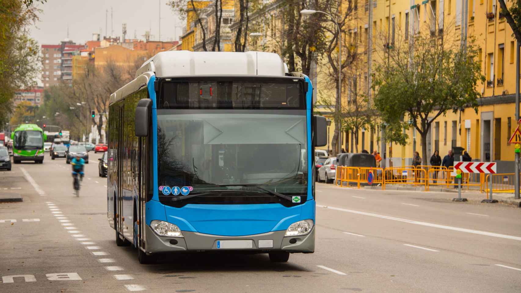 Autobuses gratis de la EMT en Madrid.