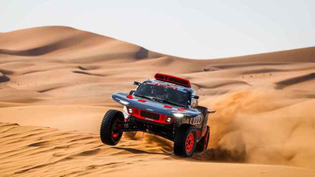 Carlos Sainz, en el Rally Dakar 2024