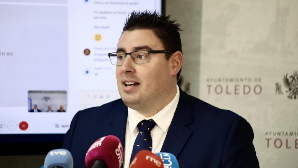 José Vicente García-Toledano, concejal de Festejos en Toledo.