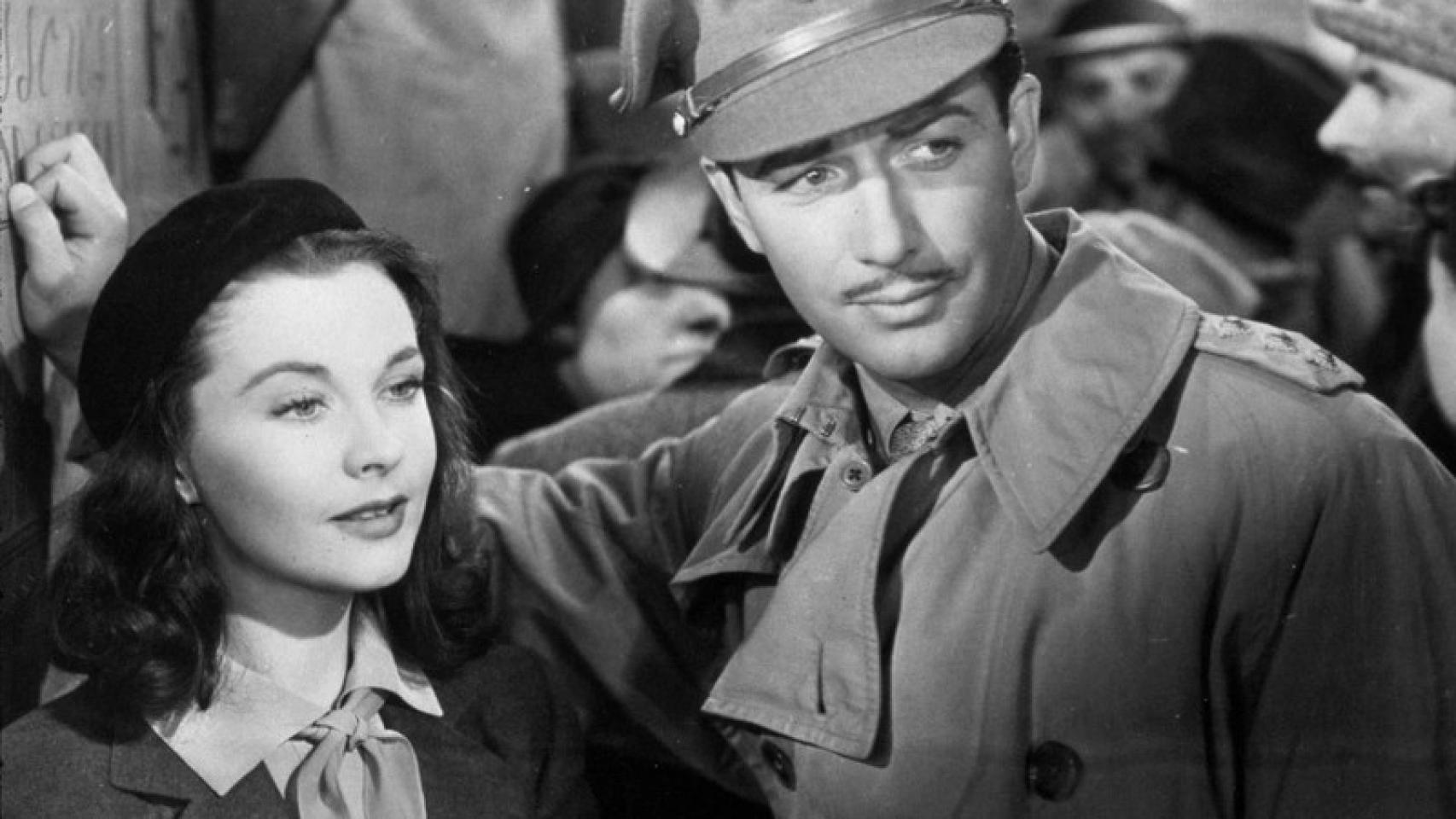 Vivien Leigh y Robert Taylor en 'El puente de Waterloo '(Mervyn LeRoy, 1940).