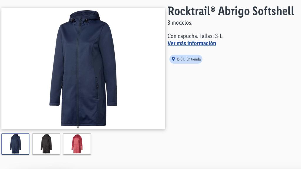 Abrigo Softshell.