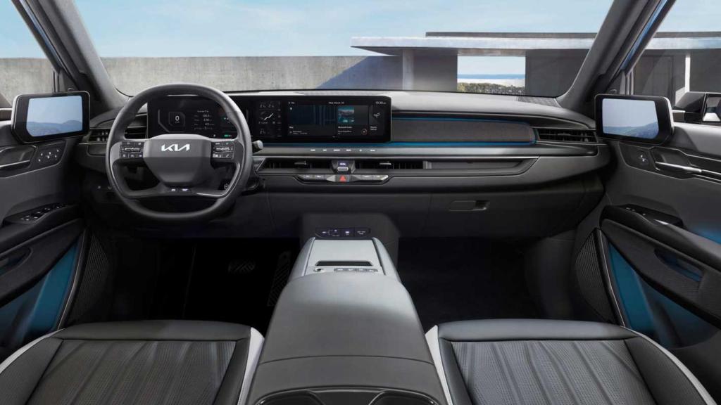 El salpicadero e interior del KIA EV9.