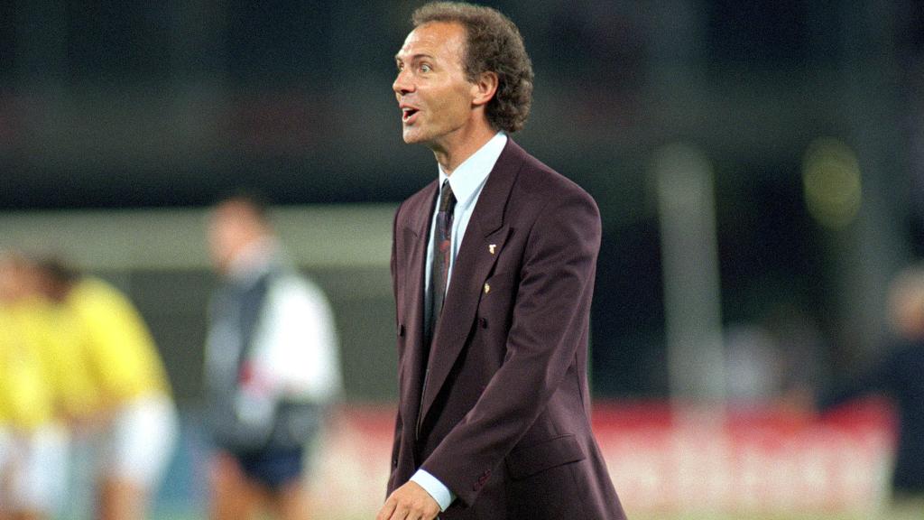 Franz Beckenbauer, durante su etapa como técnico en el Mundial 1990