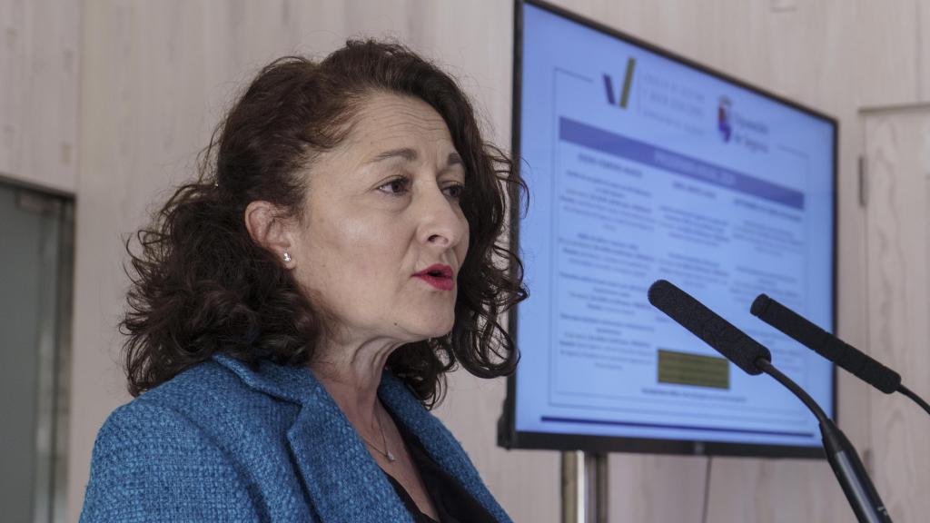 La diputada de Asistencia a Municipios e Igualdad, Pilar Martín