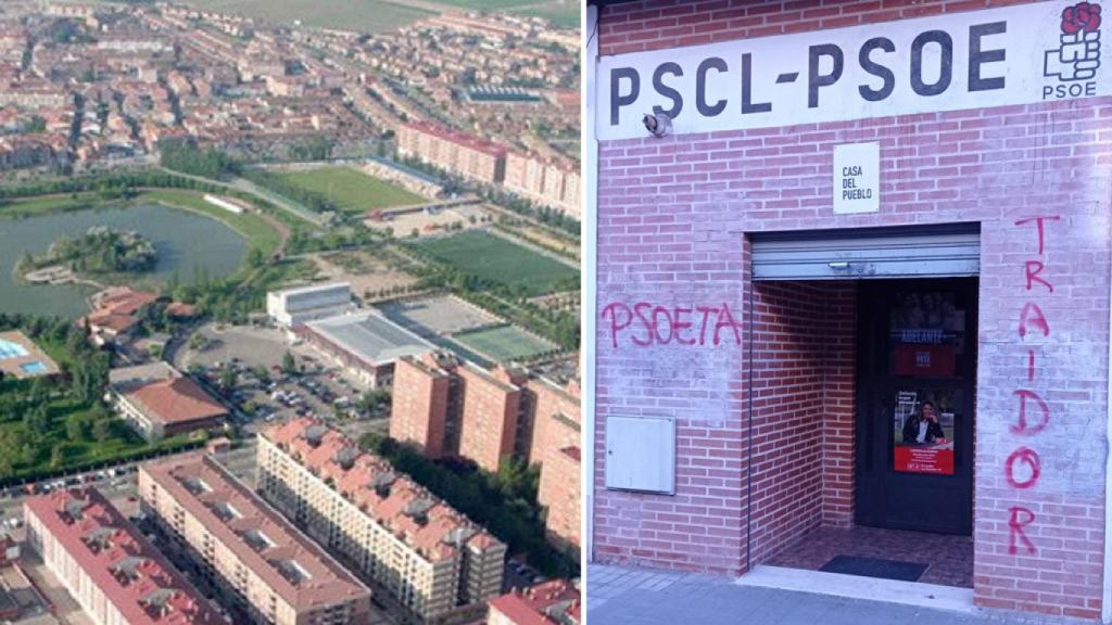 Laguna de Duero y la sede del PSOE