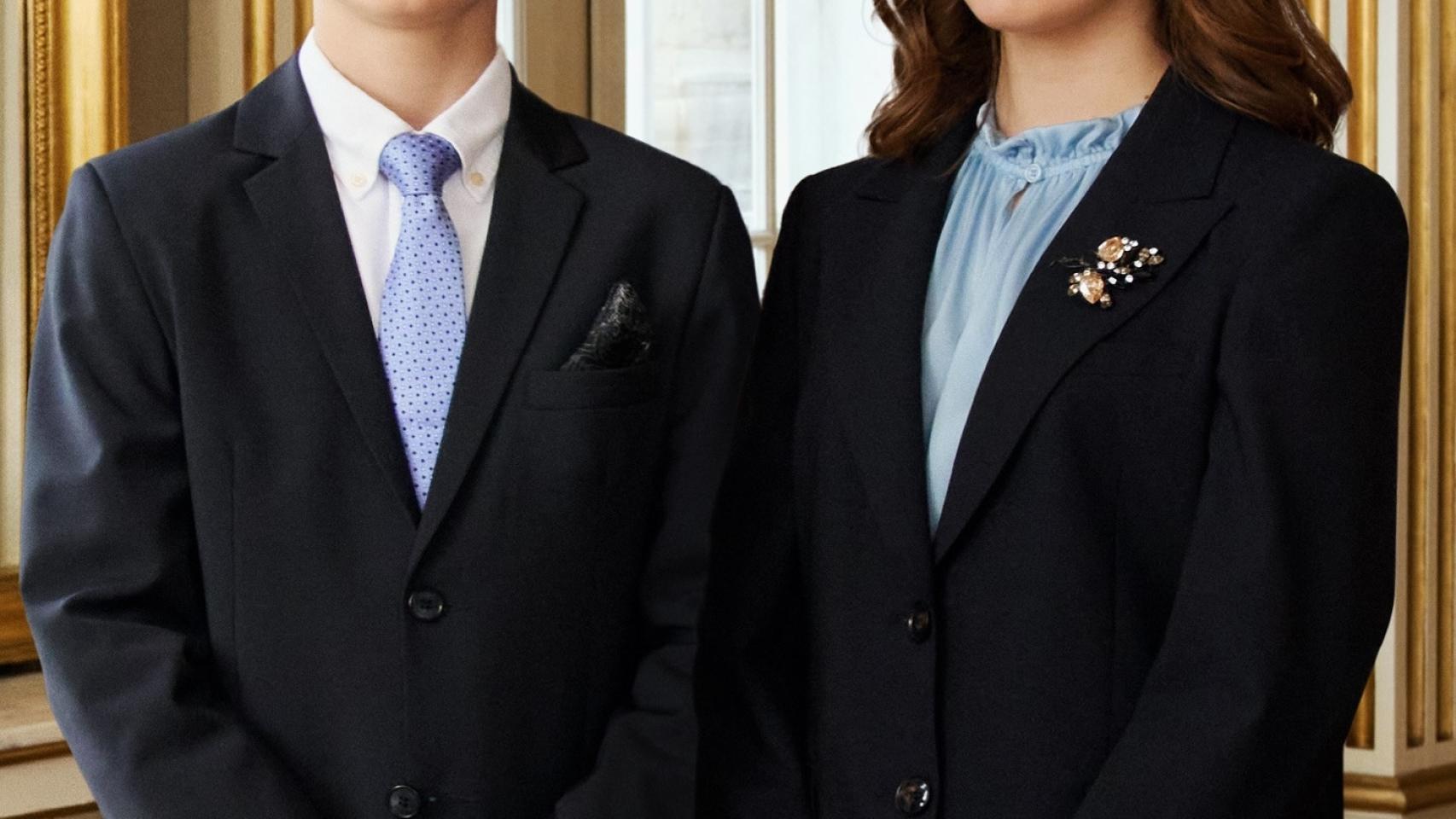 Vicente y Josefina, los mellizos de Federico y Mary de Dinamarca.