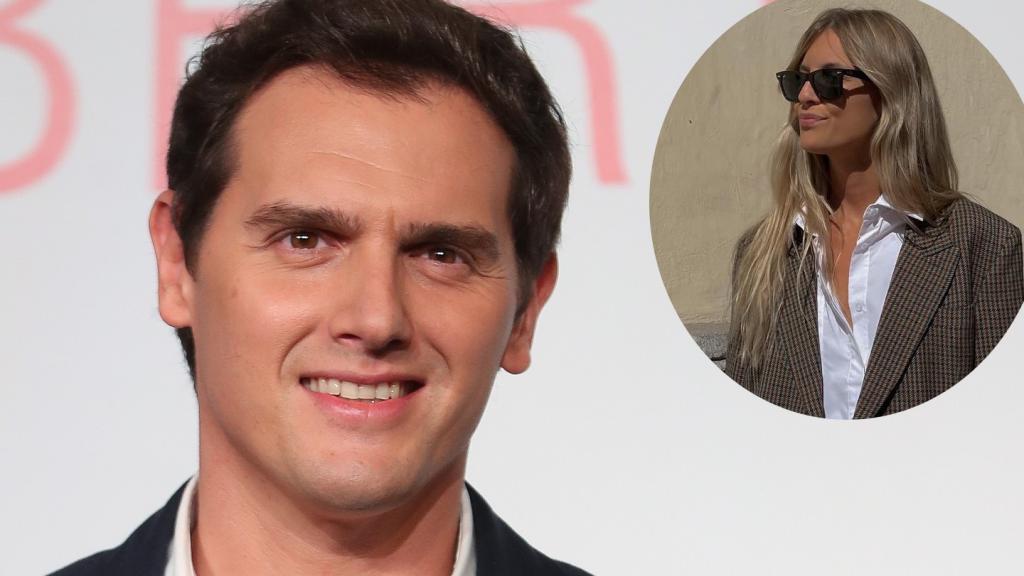 El exlíder de Ciudadanos, Albert Rivera, junto a su pareja, Carla Cotterli, en un montaje de EL ESPAÑOL.