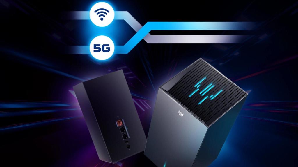 El nuevo router Predator de Acer puede conectarse a Internet por cable o por 5G