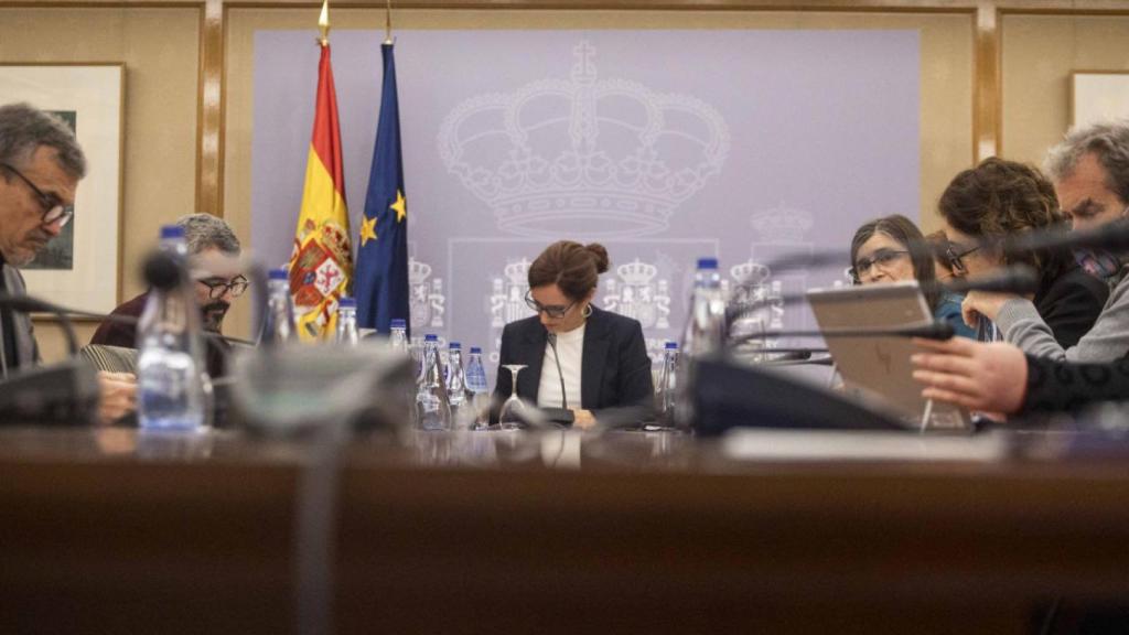 Mónica García, en un momento del Consejo Interterritorial del SNS.