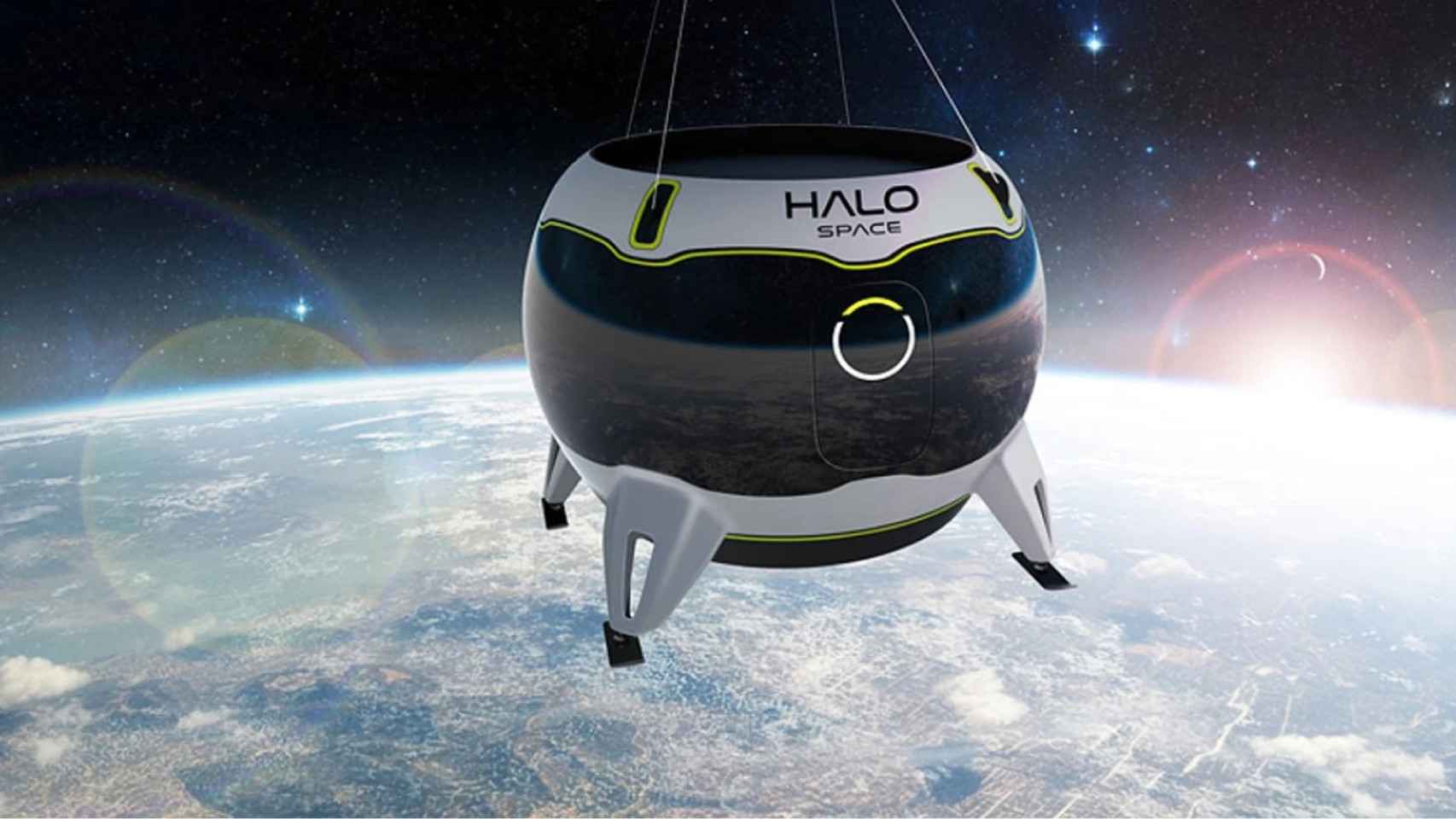 Cápsula espacial de HALO Space
