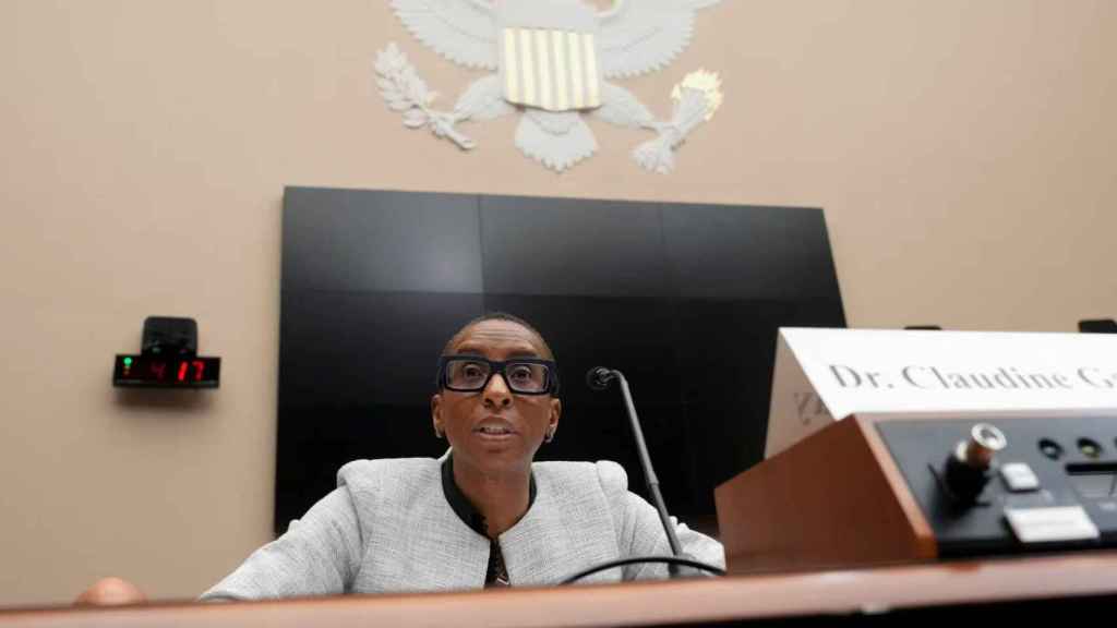 La expresidenta de la Universidad de Harvard, Claudine Gay, durante su audiencia ante el Congreso de los Estados Unidos, el pasado viernes en Washington DC.