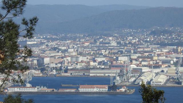 Vista panorámica de Ferrol