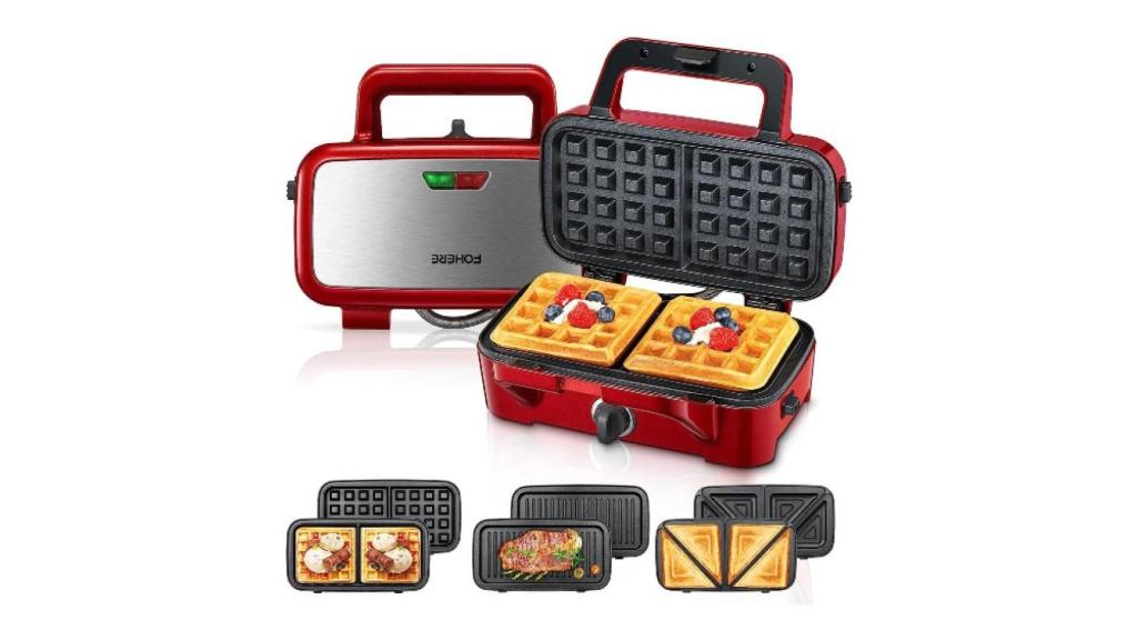 Sandwichera gofrera 3 en 1