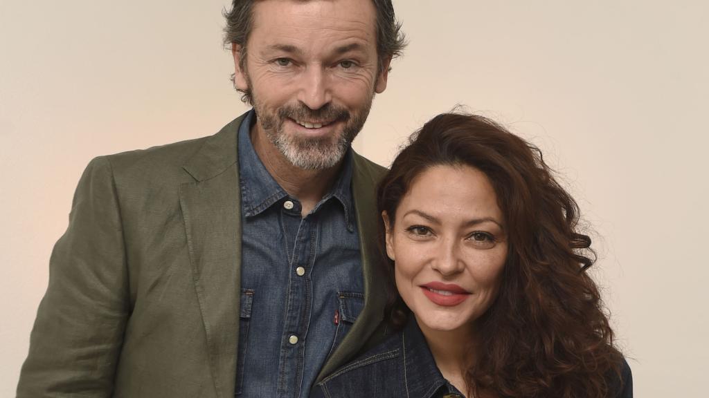 La presentadora Patricia Pérez junto a su marido, Luis Canut, en una fotografía tomada en Madrid, en 2017.