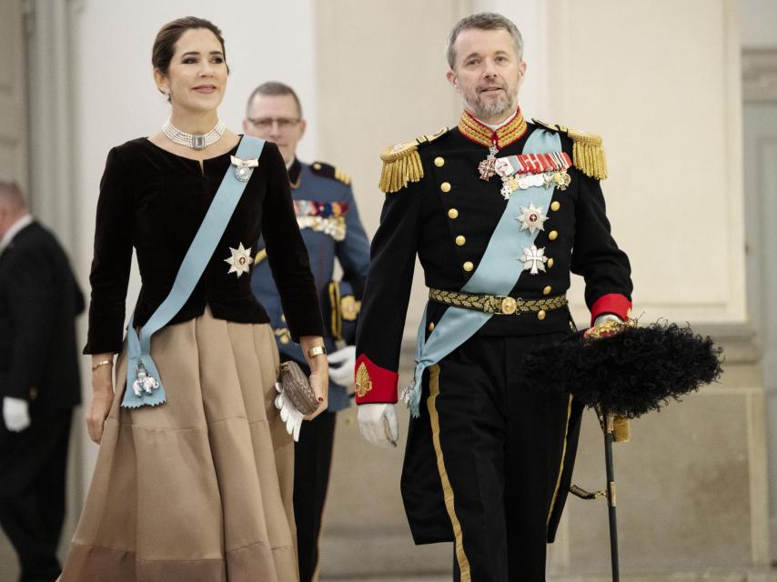 Federico y Mary de Dinamarca en un acto celebrado el 4 de enero.