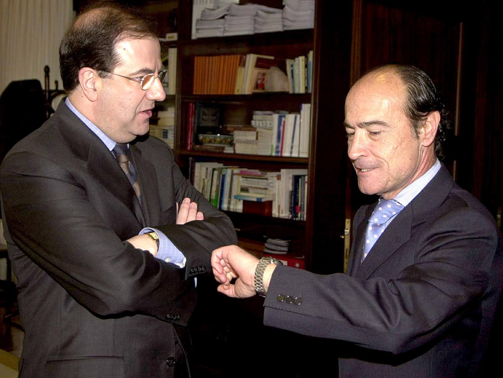 Reunión entre Herrera y Valdivielso, en 2002