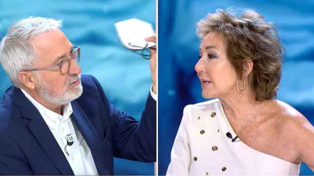 Saltan las chispas entre Ana Rosa Quintana y Xavier Sardà por las mascarillas: Pareces del Gobierno, tío