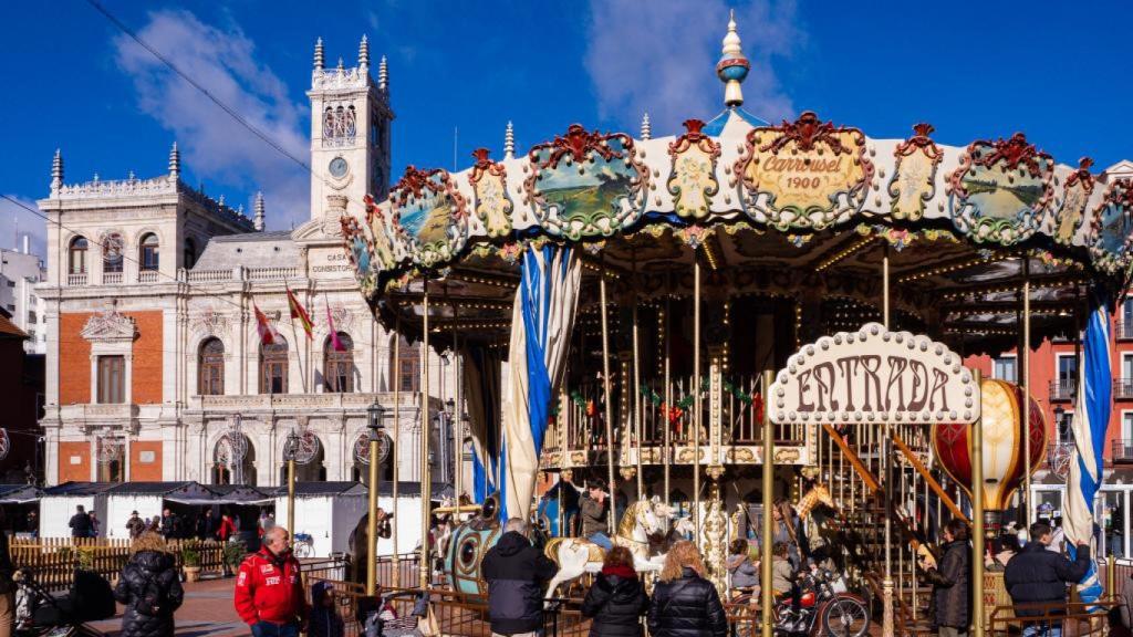 El tiovivo de la Plaza Mayor de Valladolid