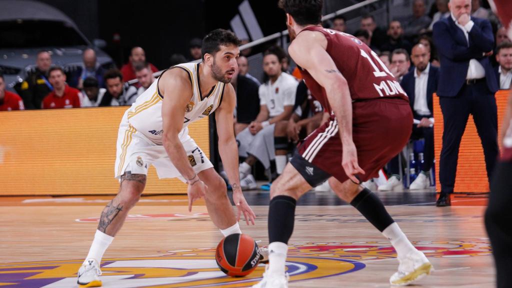Campazzo, durante el Real Madrid - Bayern Múnich de Euroliga