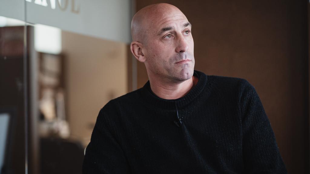 Luis Rubiales, durante una entrevista en EL ESPAÑOL