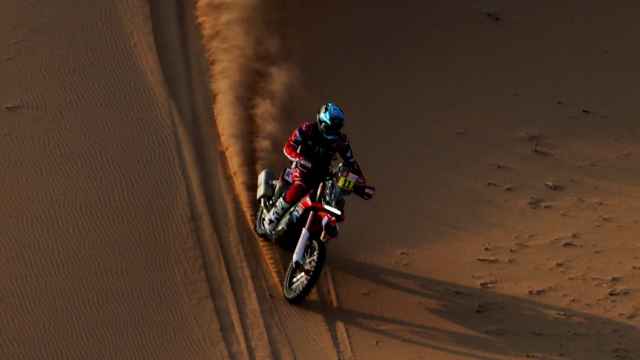 Cornejo, durante una etapa de este Rally Dakar 2024.