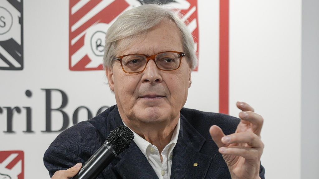 El subsecretario de Cultura de Italia, crítico de arte y tertuliano Vittorio Sgarbi el 18 de diciembre de 2022 en Viterbo (Italia) Foto: Merulana vía Wikimedia Commons (CC BY-SA 4.0)