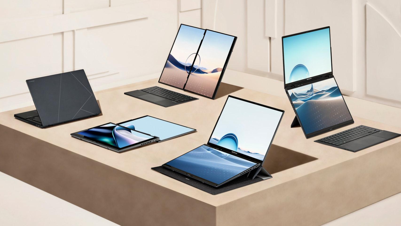 El ASUS ZenBook Duo se puede poner en todo tipo de configuraciones