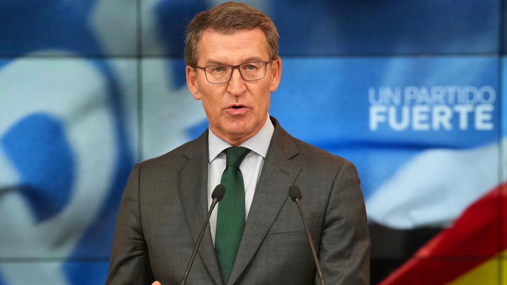 Alberto Núñez Feijóo, este martes ante Comité Ejecutivo Nacional del PP.