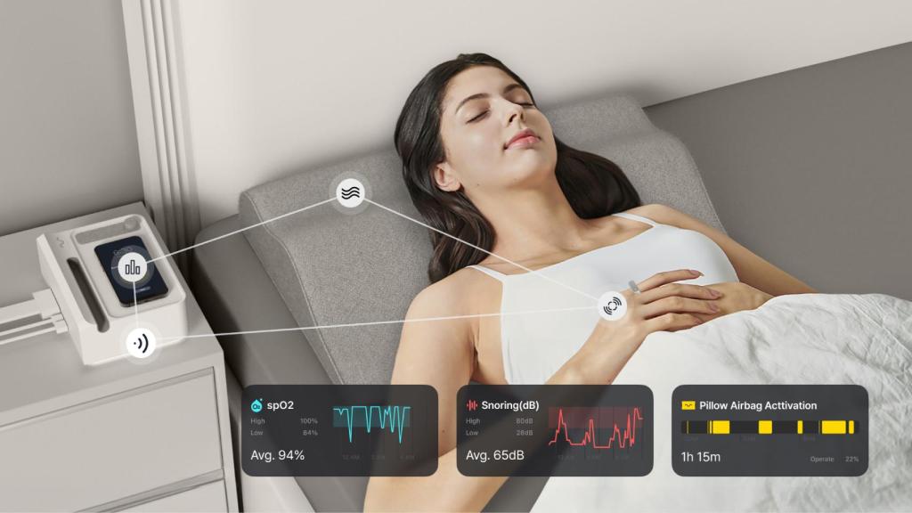 Motion Sleep analizando los sonidos del sueño.