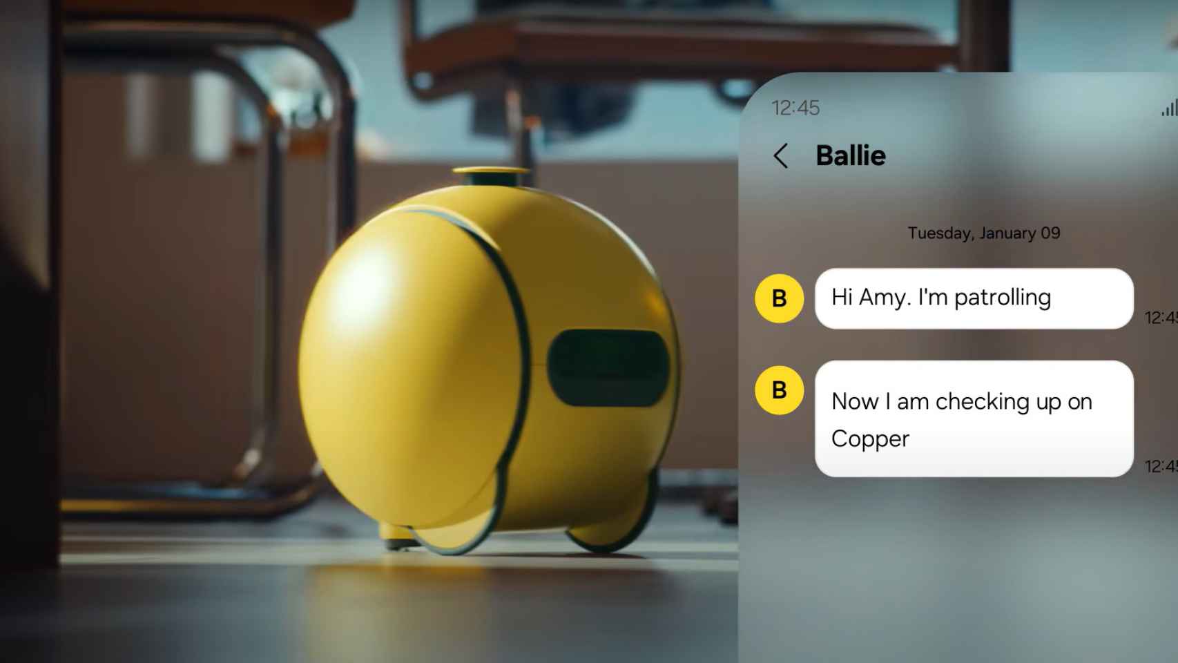 Ballie, robot de Samsung