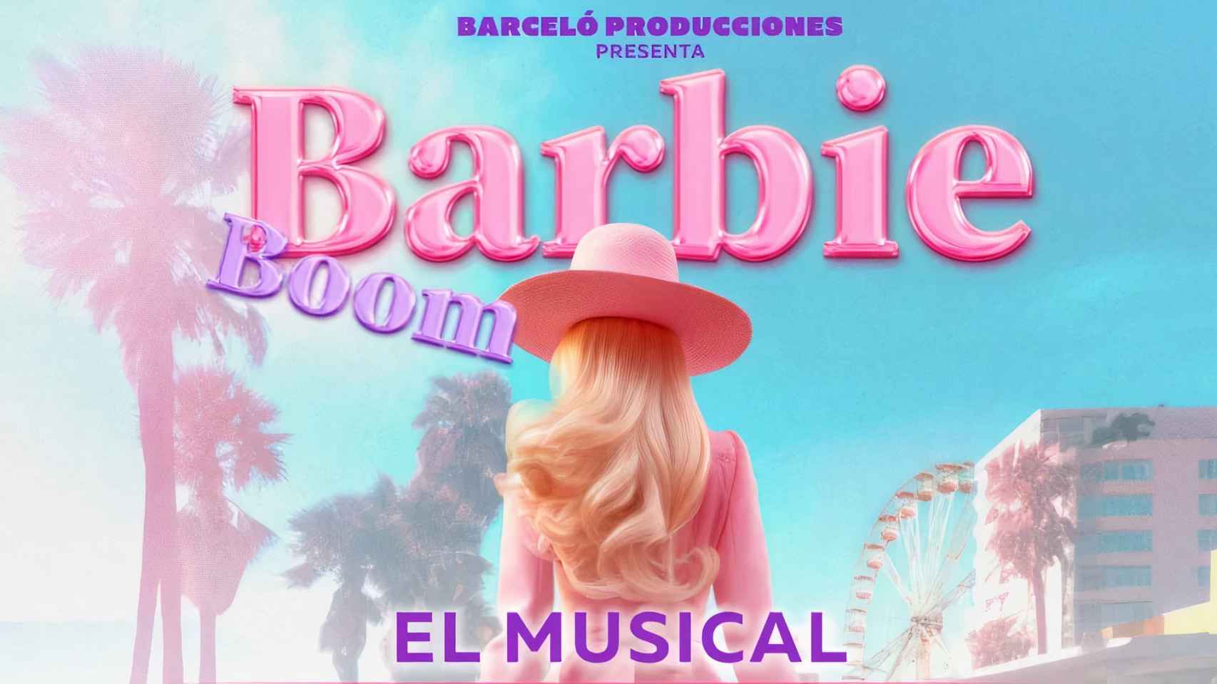 Cartel del musical de Barceló Producciones.