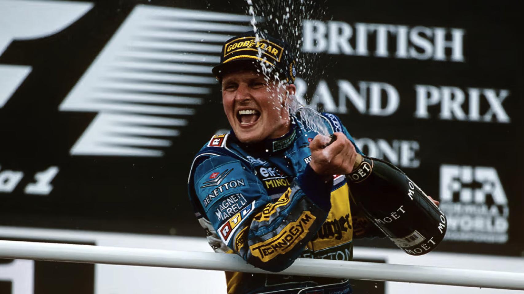 Johnny Herbert, en su etapa en Benetton como compañero de Michael Schumacher