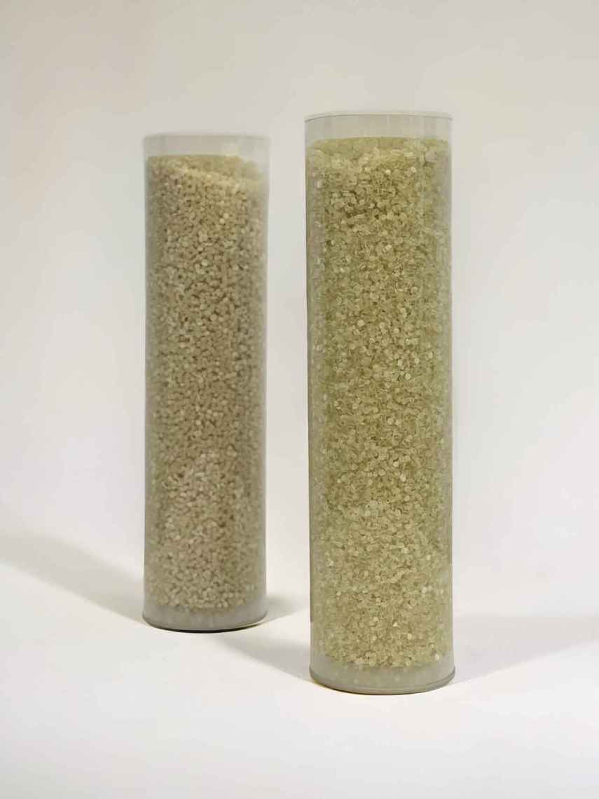 Pellets biodegradables desarrollados por Oimo.