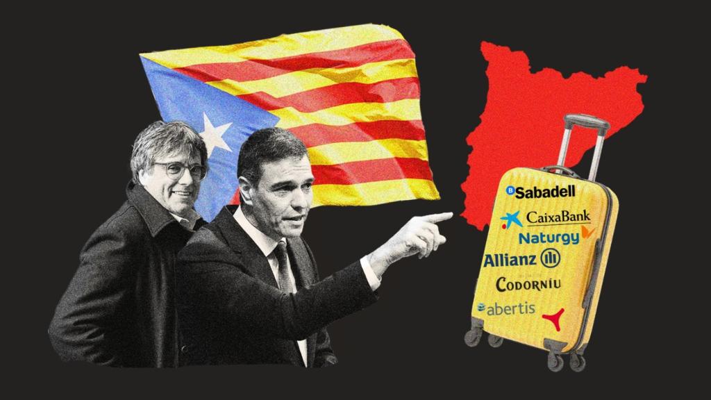 Pedro Sánchez y Carles Puigdemont.