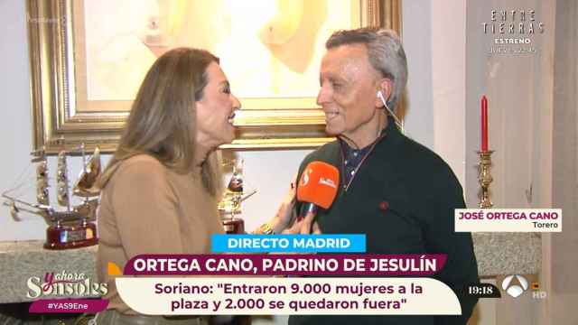 Aranche Pérez Ponce y Ortega Cano en 'Y ahora, Sonsoles'.