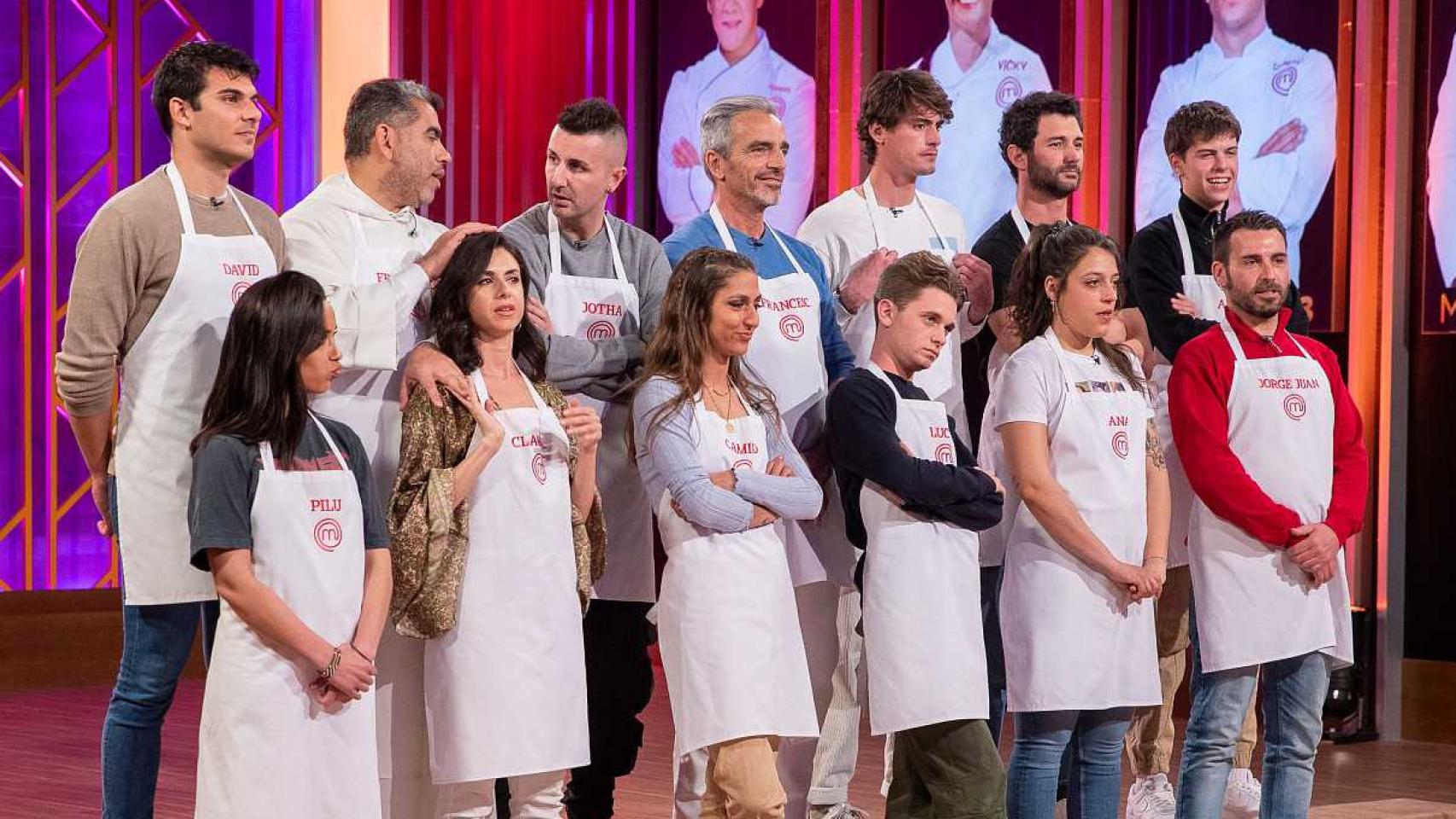 Los concursantes de la última edición de 'Masterchef'.