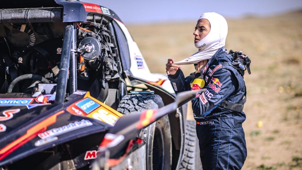 Cristina Rodríguez en el Rally Dakar
