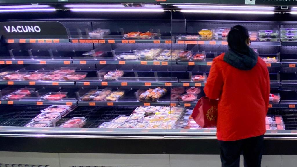 Carnicería de Mercadona.