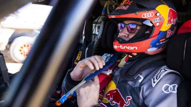 Carlos Sainz, en el Rally Dakar 2024