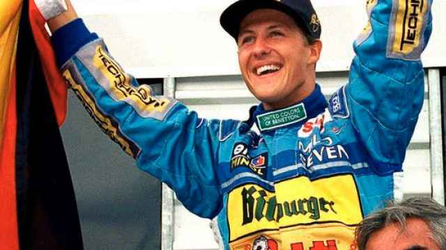 Michael Schumacher, durante su etapa en Benetton