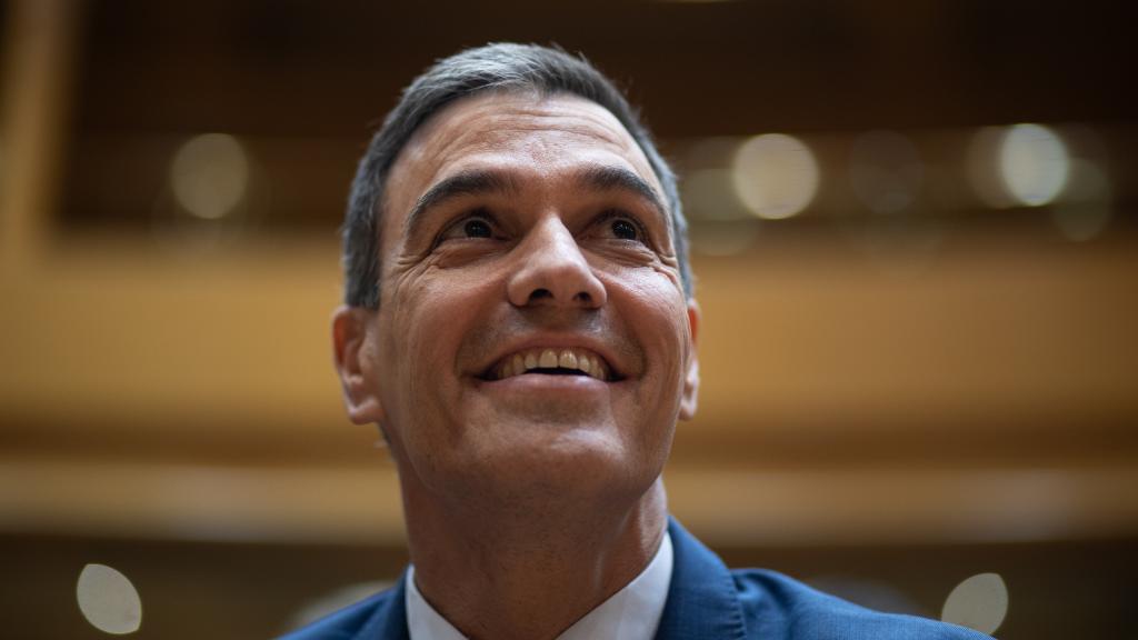 El presidente del Gobierno, Pedro Sánchez, este miércoles en el Senado, donde se ha celebrado el Pleno del Congreso.