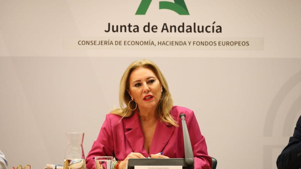 La consejera de Economía, Hacienda y Fondos Europeos, Carolina España.