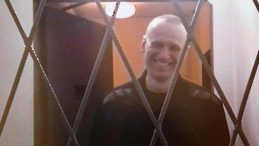 Alexei Navalny durante la vista judicial el pasado 10 de enero, en su última aparición pública.