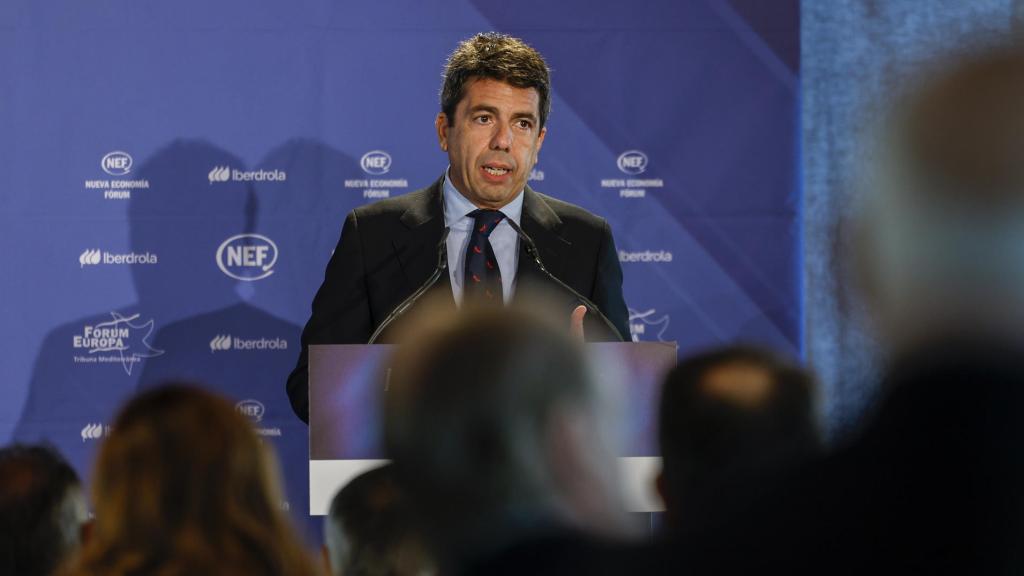 Carlos Mazón, este miércoles en Valencia.